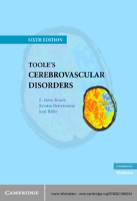 Cover image: Toole's Cerebrovascular Disorders 6th edition 9780521866224