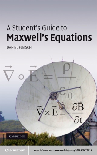 Cover image: A Student's Guide to Maxwell's Equations 1st edition 9780521877619