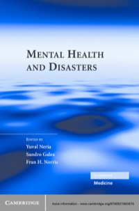 Cover image: Mental Health and Disasters 1st edition 9780521883870