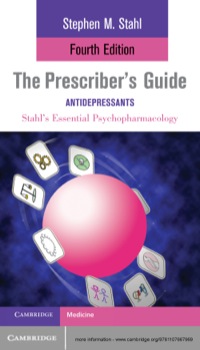 Omslagafbeelding: The Prescriber's Guide: Antidepressants 4th edition 9781107667969