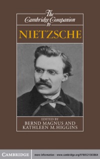 表紙画像: The Cambridge Companion to Nietzsche 1st edition 9780521365864
