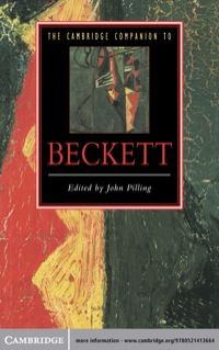 Imagen de portada: The Cambridge Companion to Beckett 1st edition 9780521424134