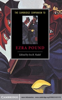 Cover image: The Cambridge Companion to Ezra Pound 1st edition 9780521431170