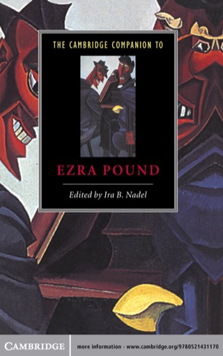 Cover image: The Cambridge Companion to Ezra Pound 1st edition 9780521431170