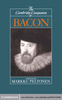 表紙画像: The Cambridge Companion to Bacon 1st edition 9780521435345