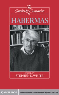 Imagen de portada: The Cambridge Companion to Habermas 1st edition 9780521441209