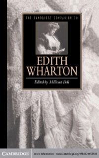 Titelbild: The Cambridge Companion to Edith Wharton 1st edition 9780521453585