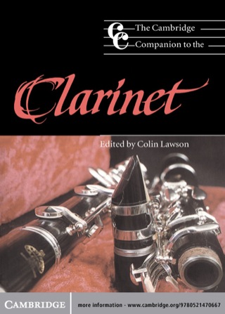 Cover image: The Cambridge Companion to the Clarinet 1st edition 9780521476683
