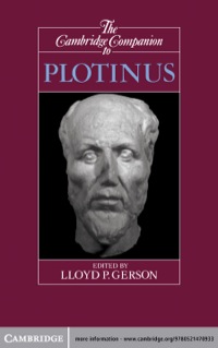 Imagen de portada: The Cambridge Companion to Plotinus 1st edition 9780521476768
