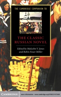 表紙画像: The Cambridge Companion to the Classic Russian Novel 1st edition 9780521473460