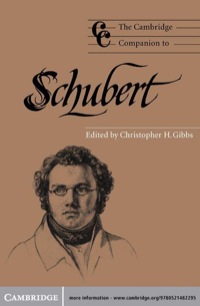 Cover image: The Cambridge Companion to Schubert 1st edition 9780521484244