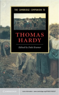Imagen de portada: The Cambridge Companion to Thomas Hardy 1st edition 9780521562027