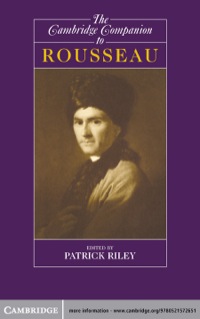 Titelbild: The Cambridge Companion to Rousseau 1st edition 9780521572651
