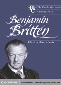 صورة الغلاف: The Cambridge Companion to Benjamin Britten 1st edition 9780521574761