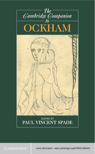 Imagen de portada: The Cambridge Companion to Ockham 1st edition 9780521582445