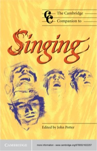 Omslagafbeelding: The Cambridge Companion to Singing 1st edition 9780521627092