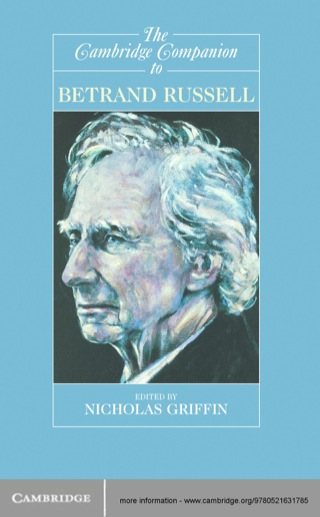 Cover image: The Cambridge Companion to Bertrand Russell 1st edition 9780521631785