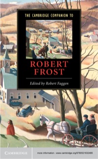 Titelbild: The Cambridge Companion to Robert Frost 1st edition 9780521632485