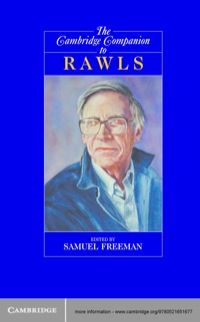 Cover image: The Cambridge Companion to Rawls 1st edition 9780521651677