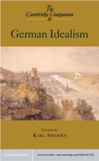Omslagafbeelding: The Cambridge Companion to German Idealism 1st edition 9780521651783