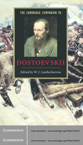 Imagen de portada: The Cambridge Companion to Dostoevskii 1st edition 9780521652537