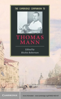 Immagine di copertina: The Cambridge Companion to Thomas Mann 1st edition 9780521653107