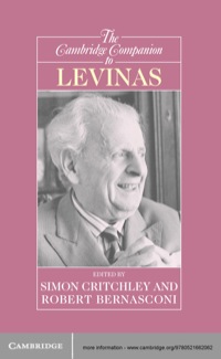 Imagen de portada: The Cambridge Companion to Levinas 1st edition 9780521662062