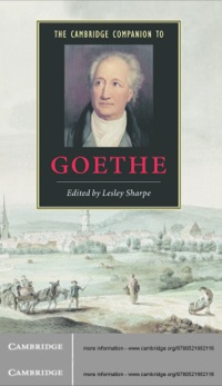 Cover image: The Cambridge Companion to Goethe 1st edition 9780521662116