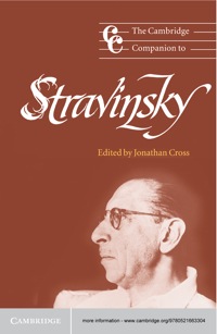 Titelbild: The Cambridge Companion to Stravinsky 1st edition 9780521663779