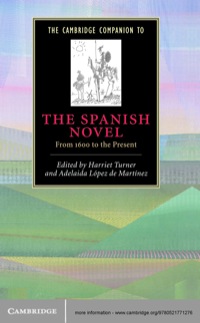 Cover image: The Cambridge Companion to the Spanish Novel 1st edition 9780521771276