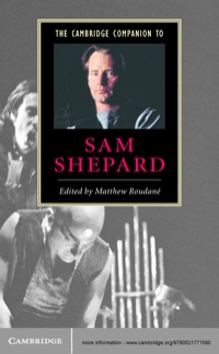 Imagen de portada: The Cambridge Companion to Sam Shepard 1st edition 9780521771580