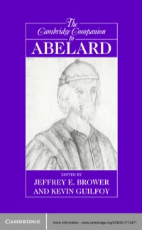Cover image: The Cambridge Companion to Abelard 1st edition 9780521772471