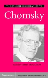 Imagen de portada: The Cambridge Companion to Chomsky 1st edition 9780521780131