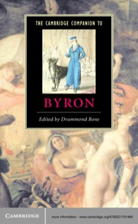 Titelbild: The Cambridge Companion to Byron 1st edition 9780521781466