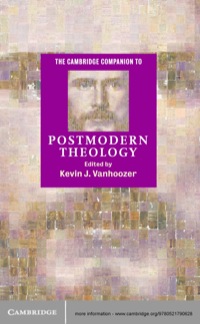 Imagen de portada: The Cambridge Companion to Postmodern Theology 1st edition 9780521790628