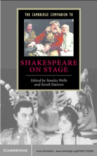 Cover image: The Cambridge Companion to Shakespeare on Stage 1st edition 9780521792950