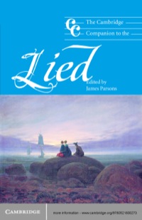 Imagen de portada: The Cambridge Companion to the Lied 1st edition 9780521800273