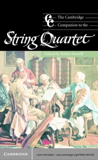 Titelbild: The Cambridge Companion to the String Quartet 1st edition 9780521801942