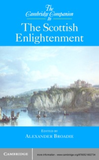 Titelbild: The Cambridge Companion to the Scottish Enlightenment 1st edition 9780521802734