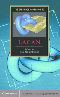 表紙画像: The Cambridge Companion to Lacan 1st edition 9780521807449