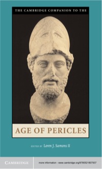 Cover image: The Cambridge Companion to the Age of Pericles 1st edition 9780521807937
