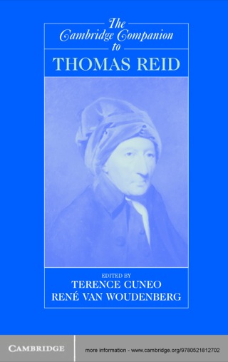 Imagen de portada: The Cambridge Companion to Thomas Reid 1st edition 9780521812702