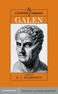 Immagine di copertina: The Cambridge Companion to Galen 1st edition 9780521819541