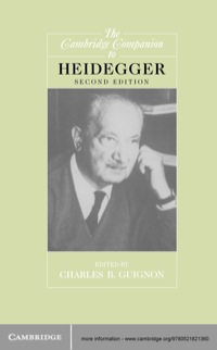 Cover image: The Cambridge Companion to Heidegger 2nd edition 9780521821360