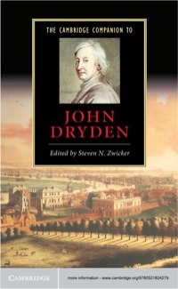 Imagen de portada: The Cambridge Companion to John Dryden 1st edition 9780521824279