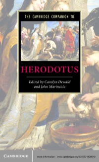 Imagen de portada: The Cambridge Companion to Herodotus 1st edition 9780521830010
