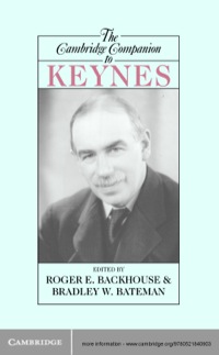 Titelbild: The Cambridge Companion to Keynes 1st edition 9780521840903