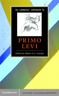 Cover image: The Cambridge Companion to Primo Levi 1st edition 9780521843577