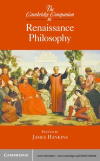 Cover image: The Cambridge Companion to Renaissance Philosophy 1st edition 9780521846486