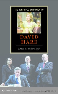 Cover image: The Cambridge Companion to David Hare 1st edition 9780521850544